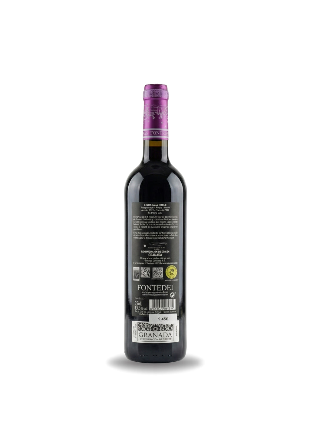 Vino Tinto Fontedei Lindaraja Roble