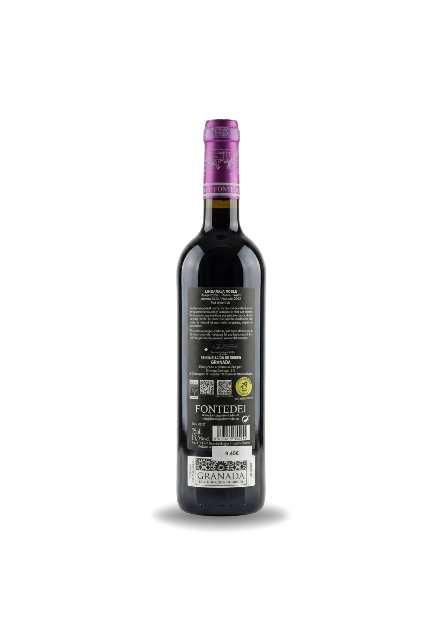 Vino Tinto Fontedei Lindaraja Roble