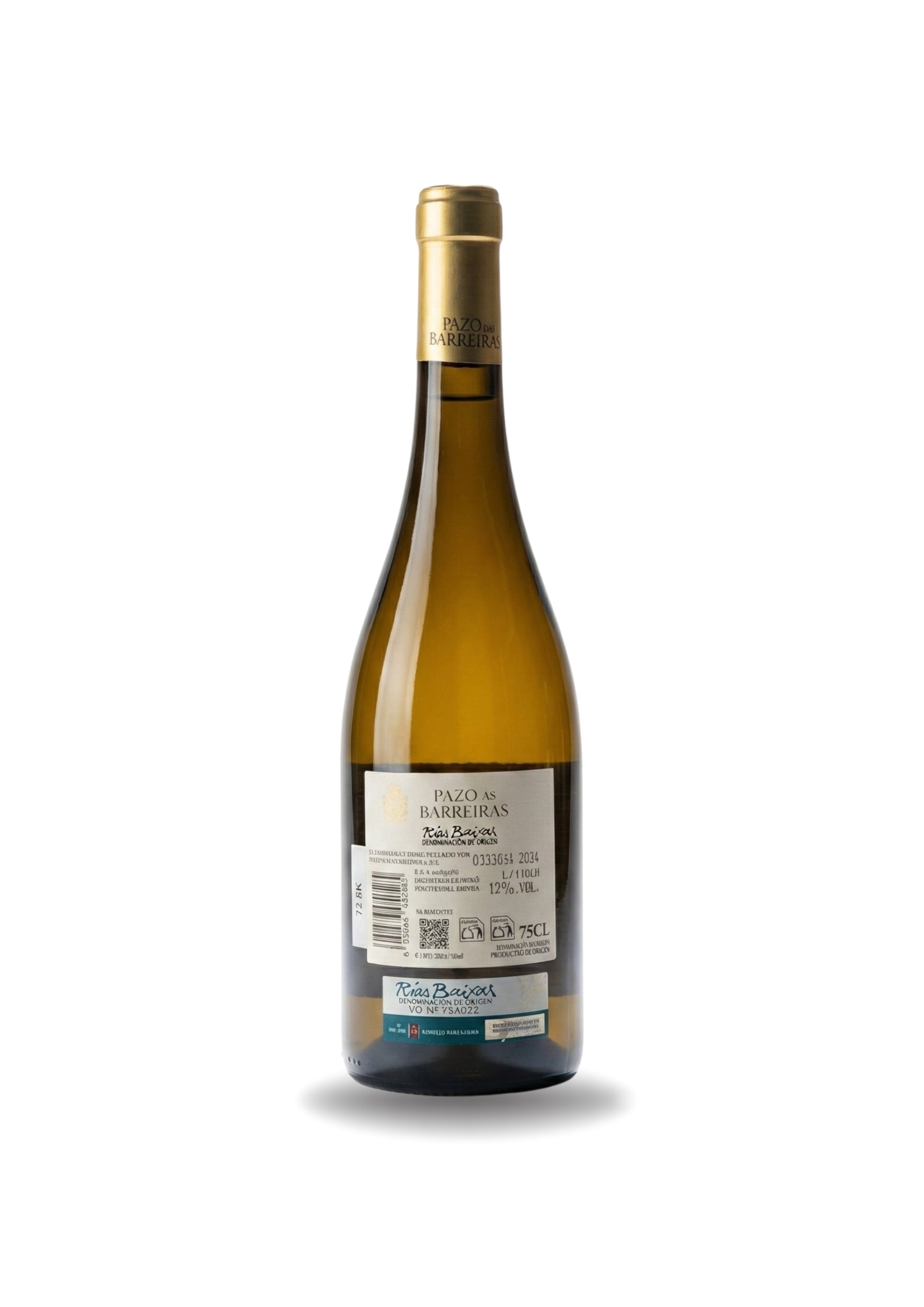 Vino Blanco Albariño Pazo as Barreiras (D.O. Rías Baixas)