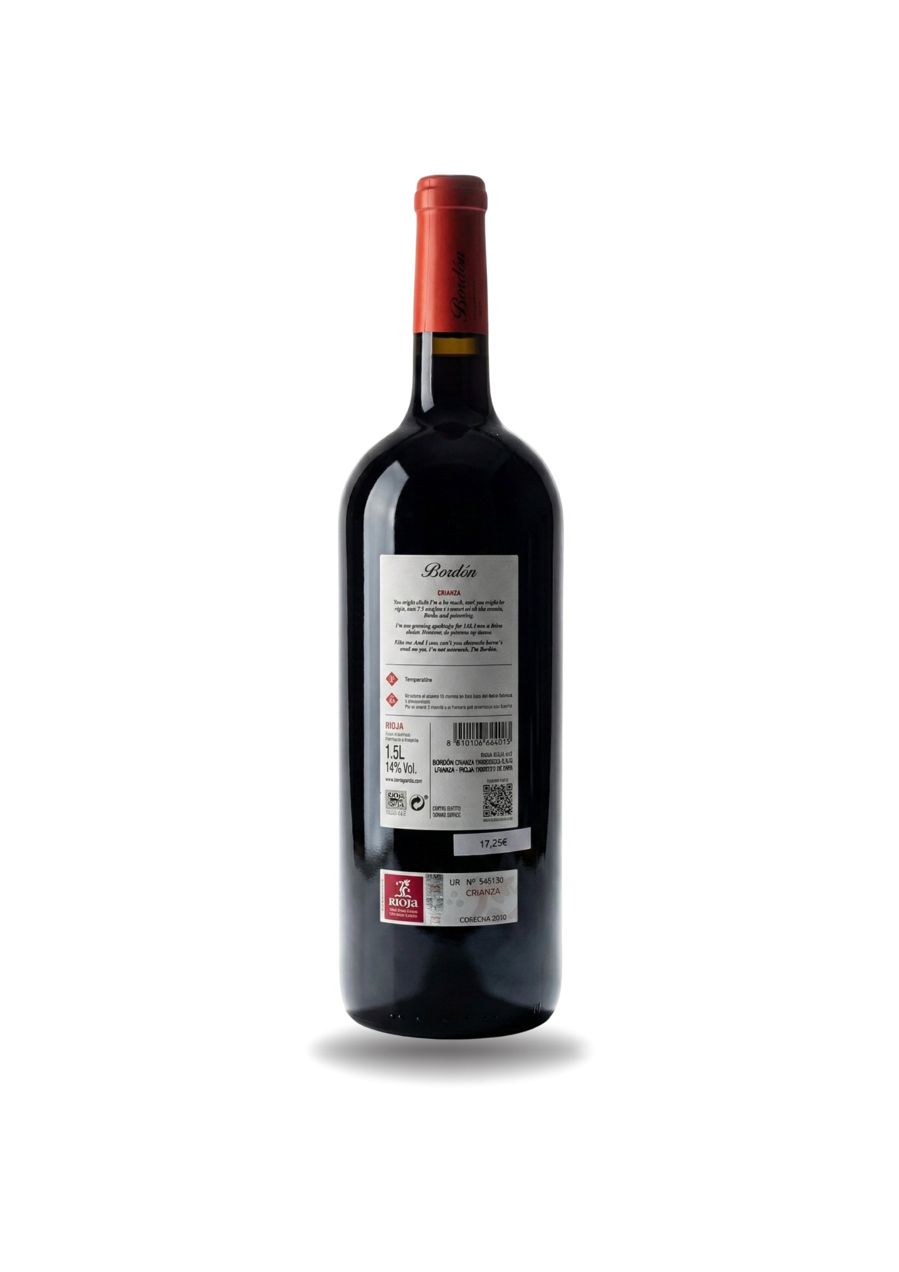 Vino Tinto Bordón Crianza - Formato Magnum (1,5L)
