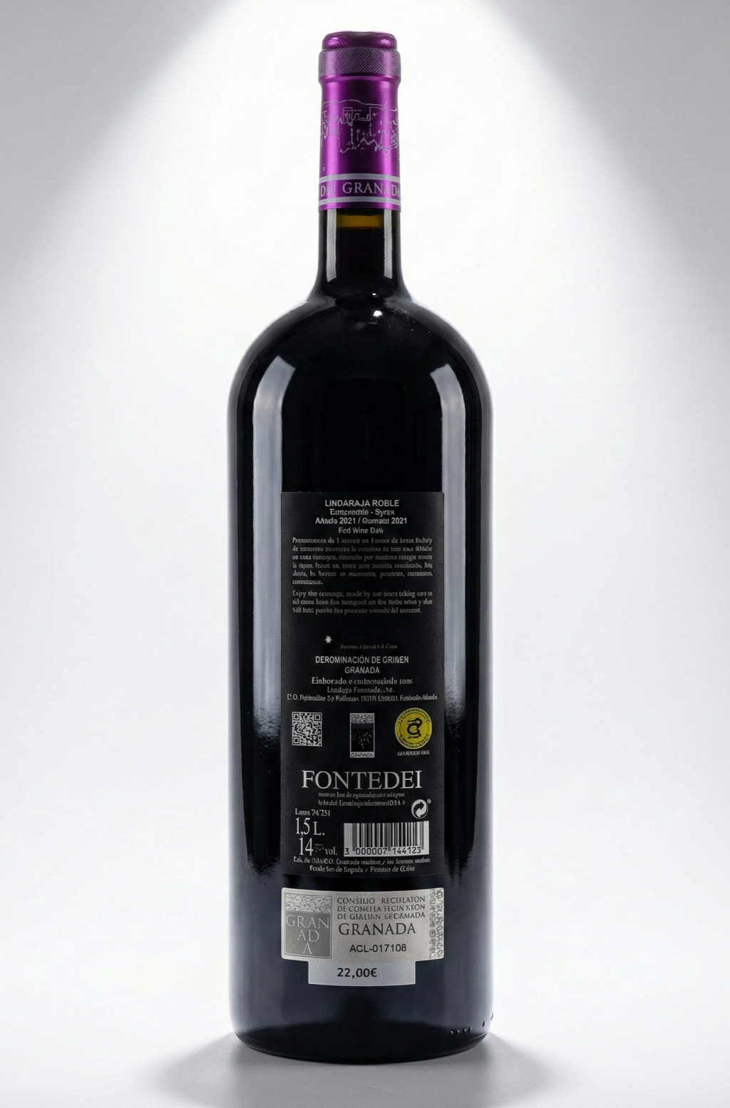 Vino Tinto Fontedei Lindaraja Roble - Formato Magnum (1,5L)