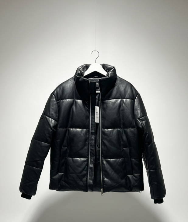 Chaquetón Puffer Acolchado - Negro