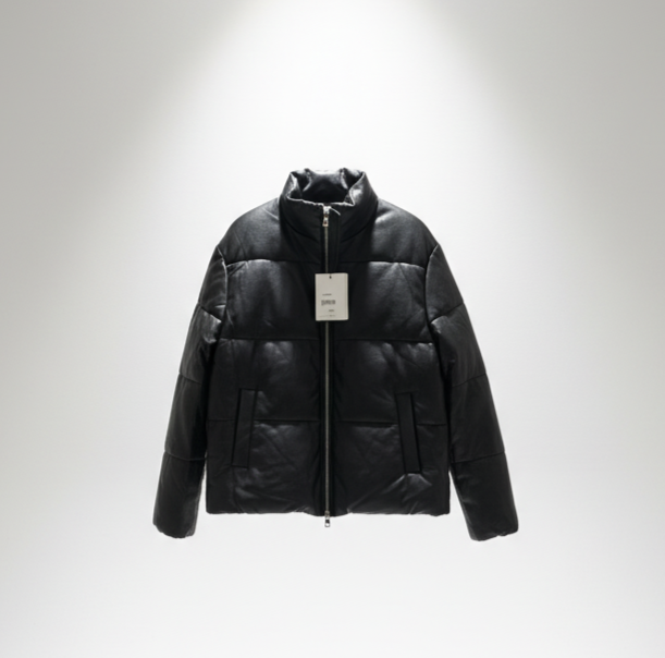 Chaquetón Puffer Acolchado - Negro